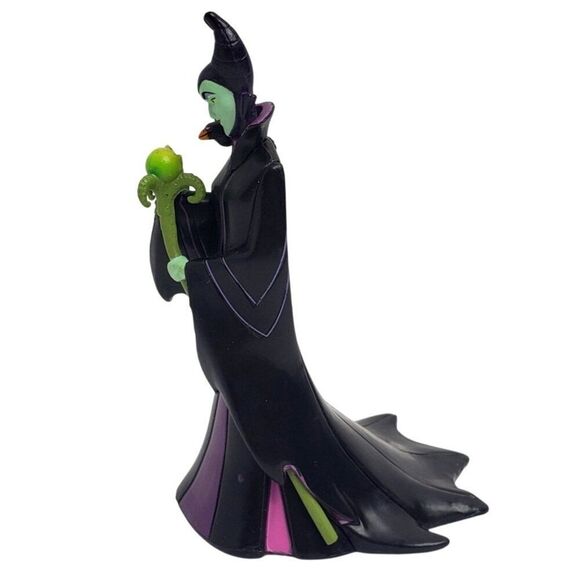 Disney Maleficent Villan Sleeping Beauty Diablo & Staff Figure Cake Toppers 3.5" - Picture 3 of 5